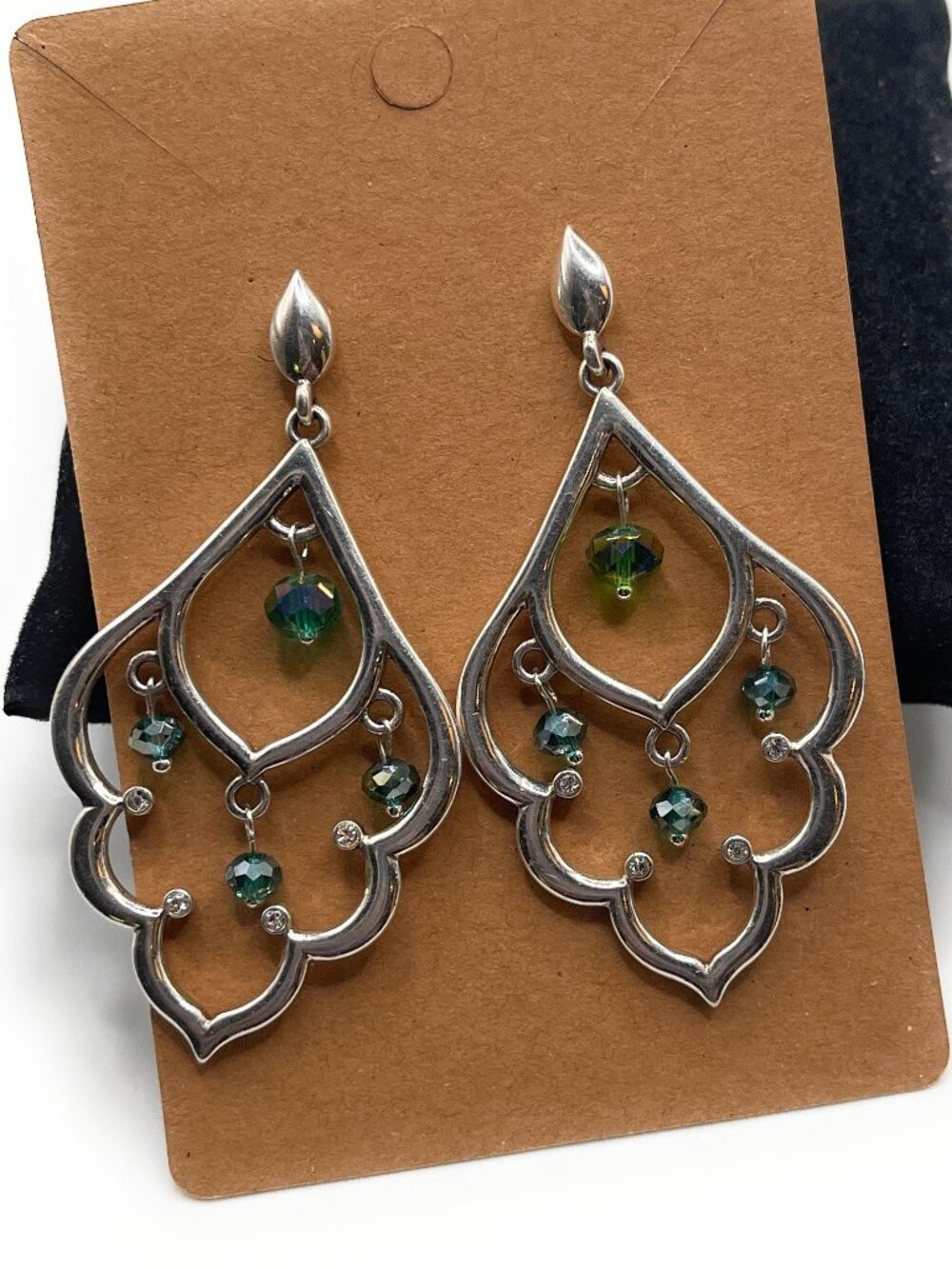 Brighton Blue Prism Chandelier Earrings - 1215